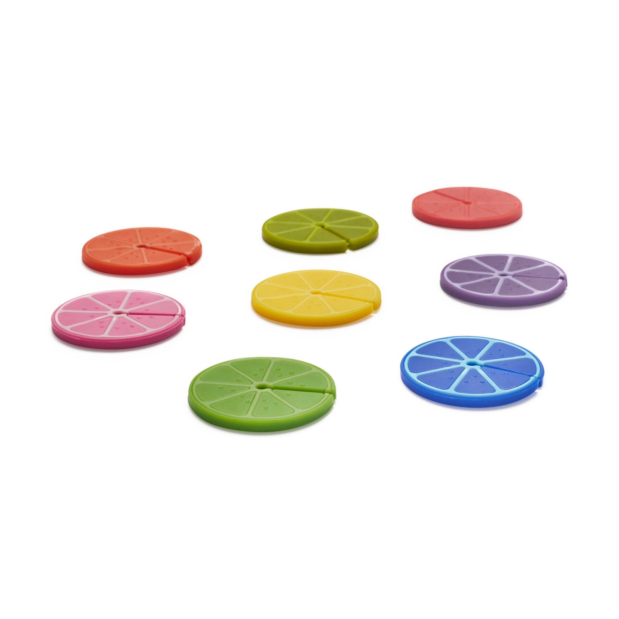 Fruit Party Glass Markers - Set of 8