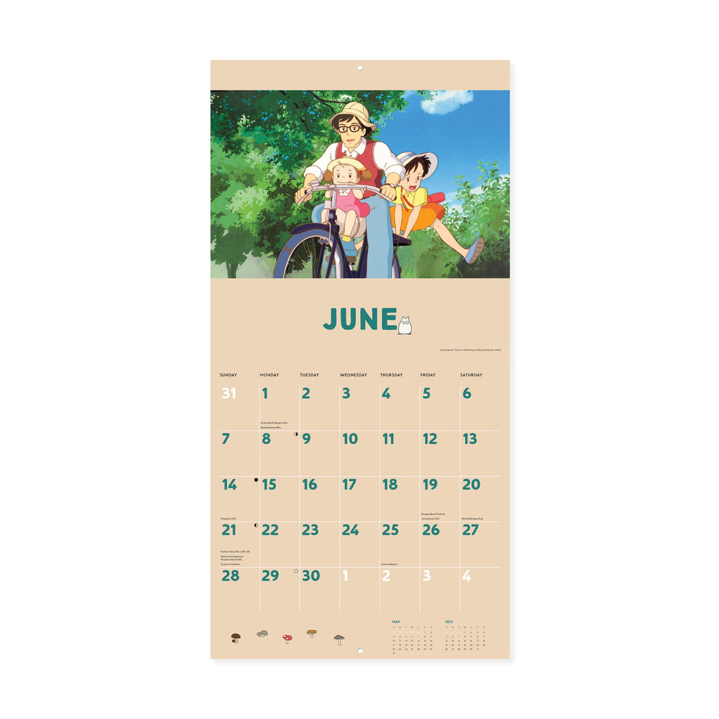 2026 My Neighbor Totoro Wall Calendar