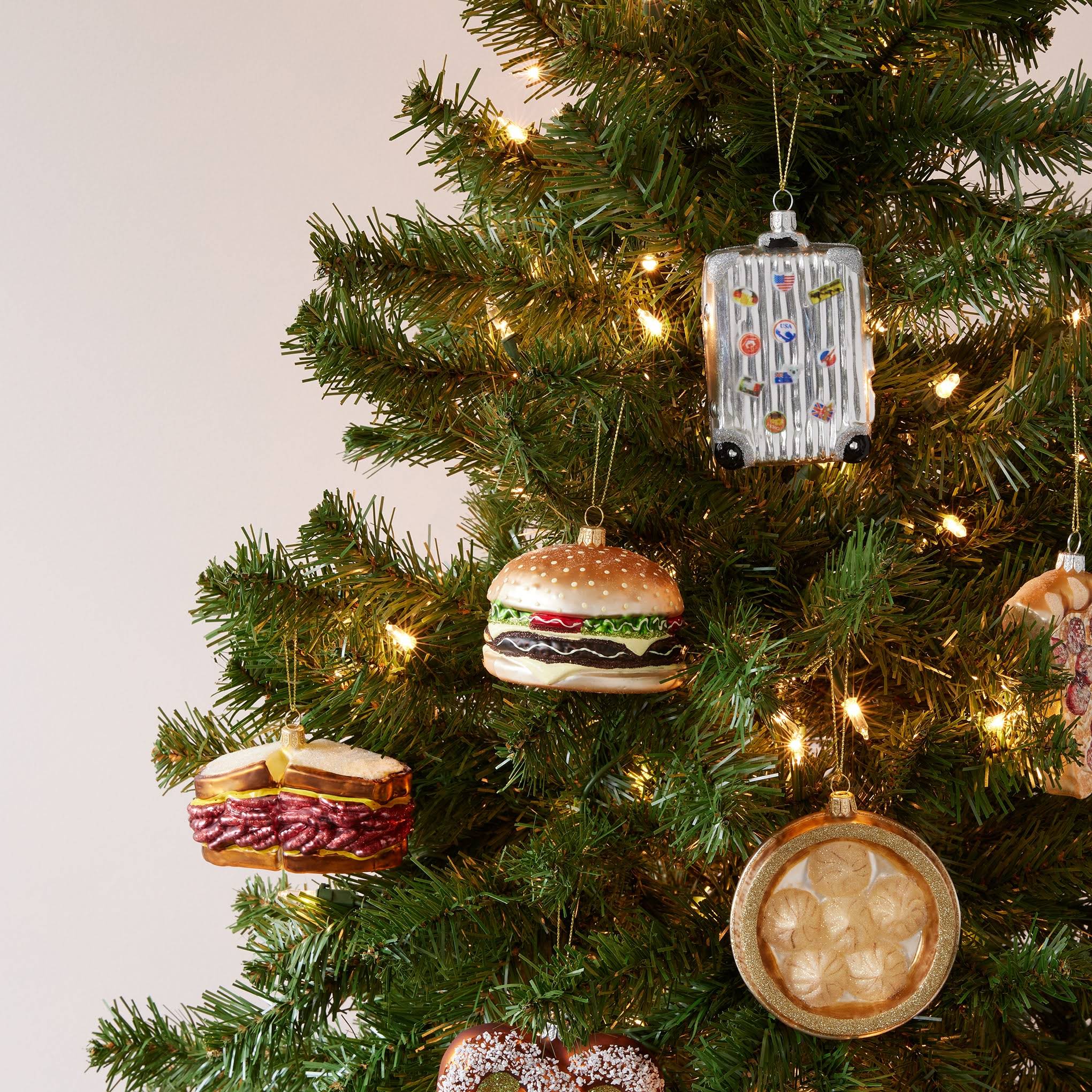 NYC Glass Holiday Ornament - Pastrami