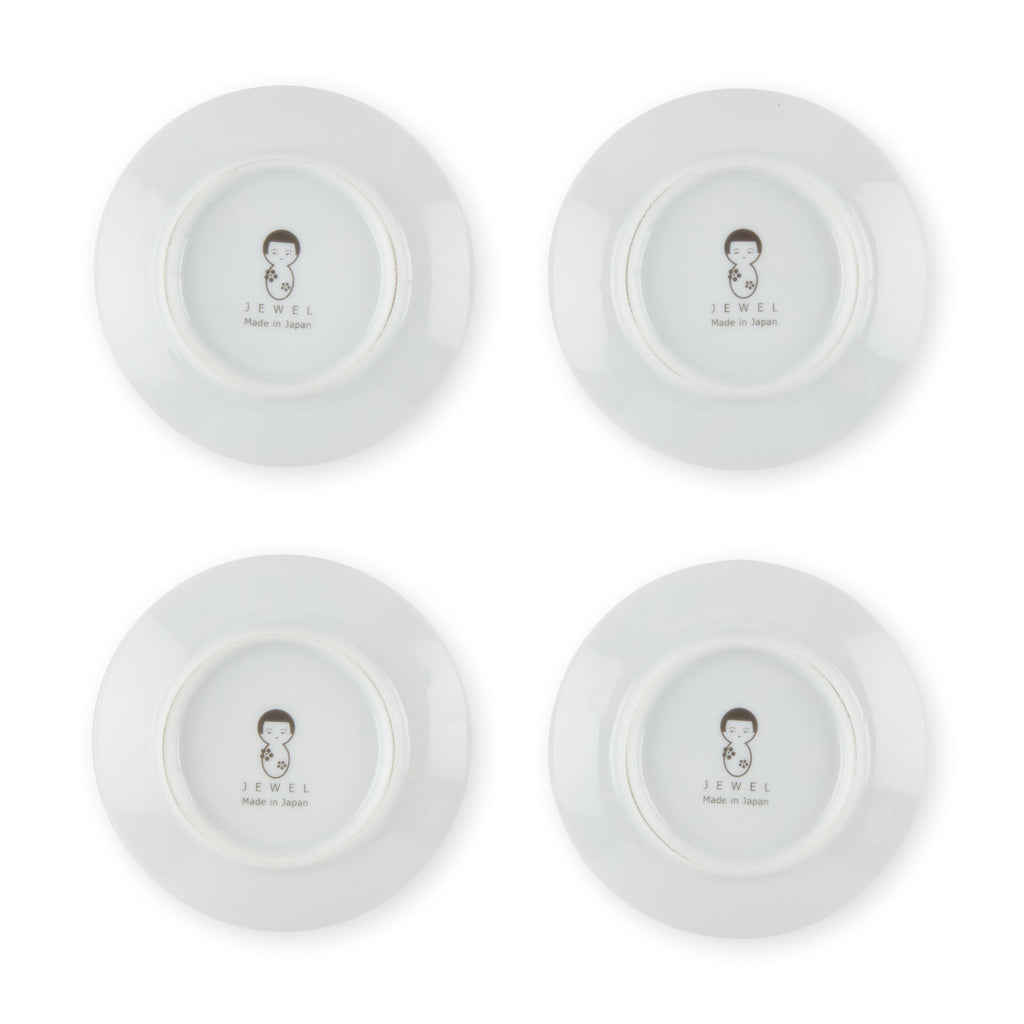 Daruma Mini Face Plates - Set of 4