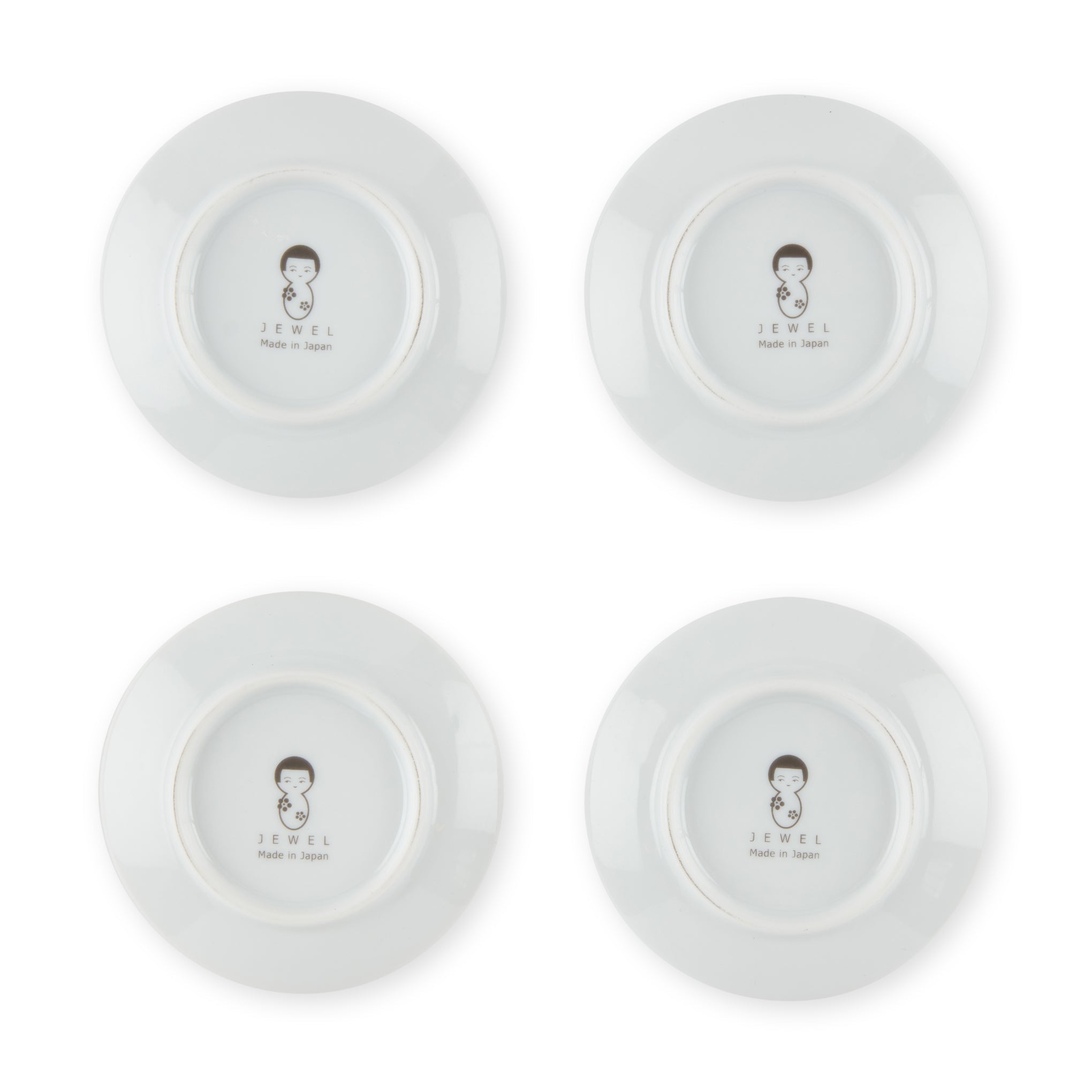 Daruma Mini Face Plates - Set of 4