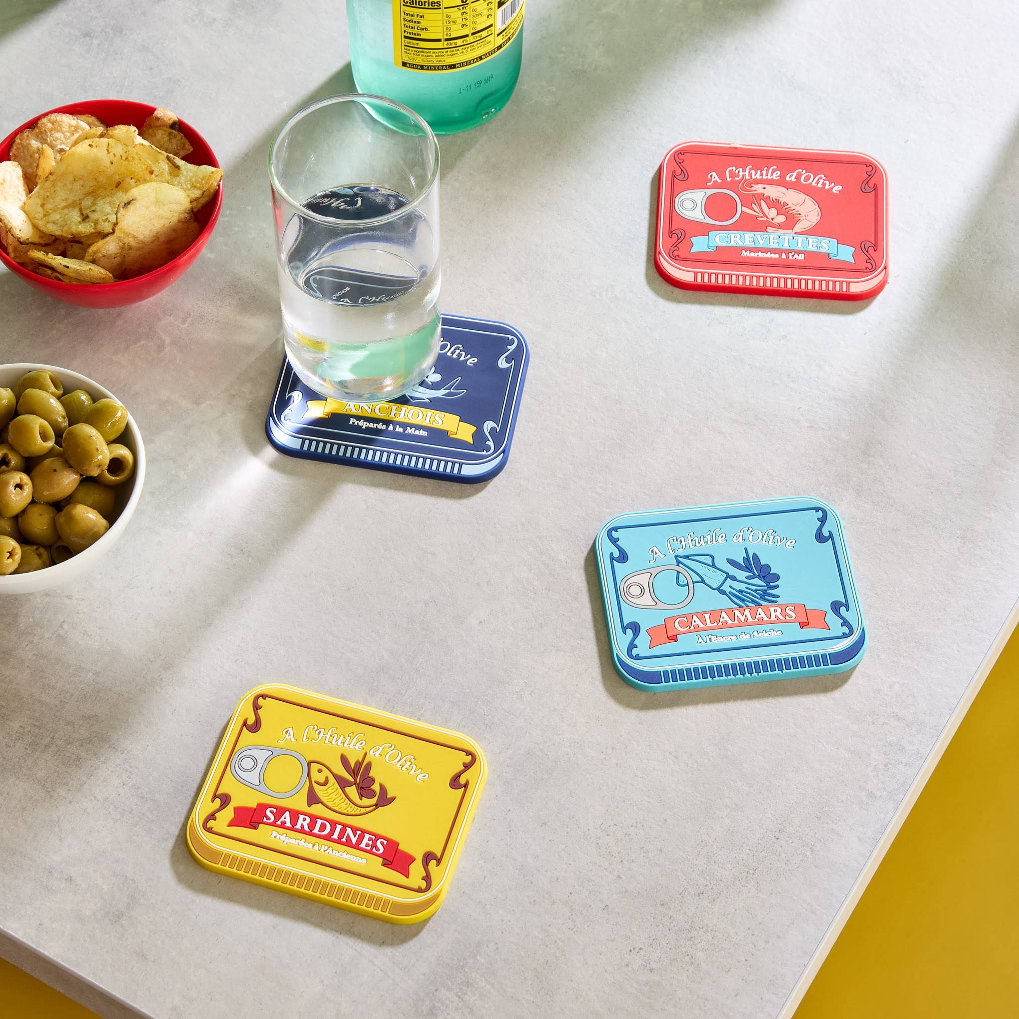 Conserverie Coasters - Set of 4