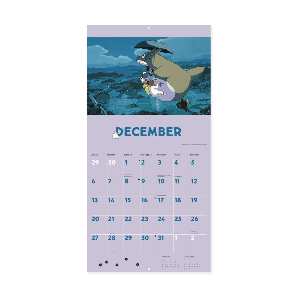 2026 My Neighbor Totoro Wall Calendar