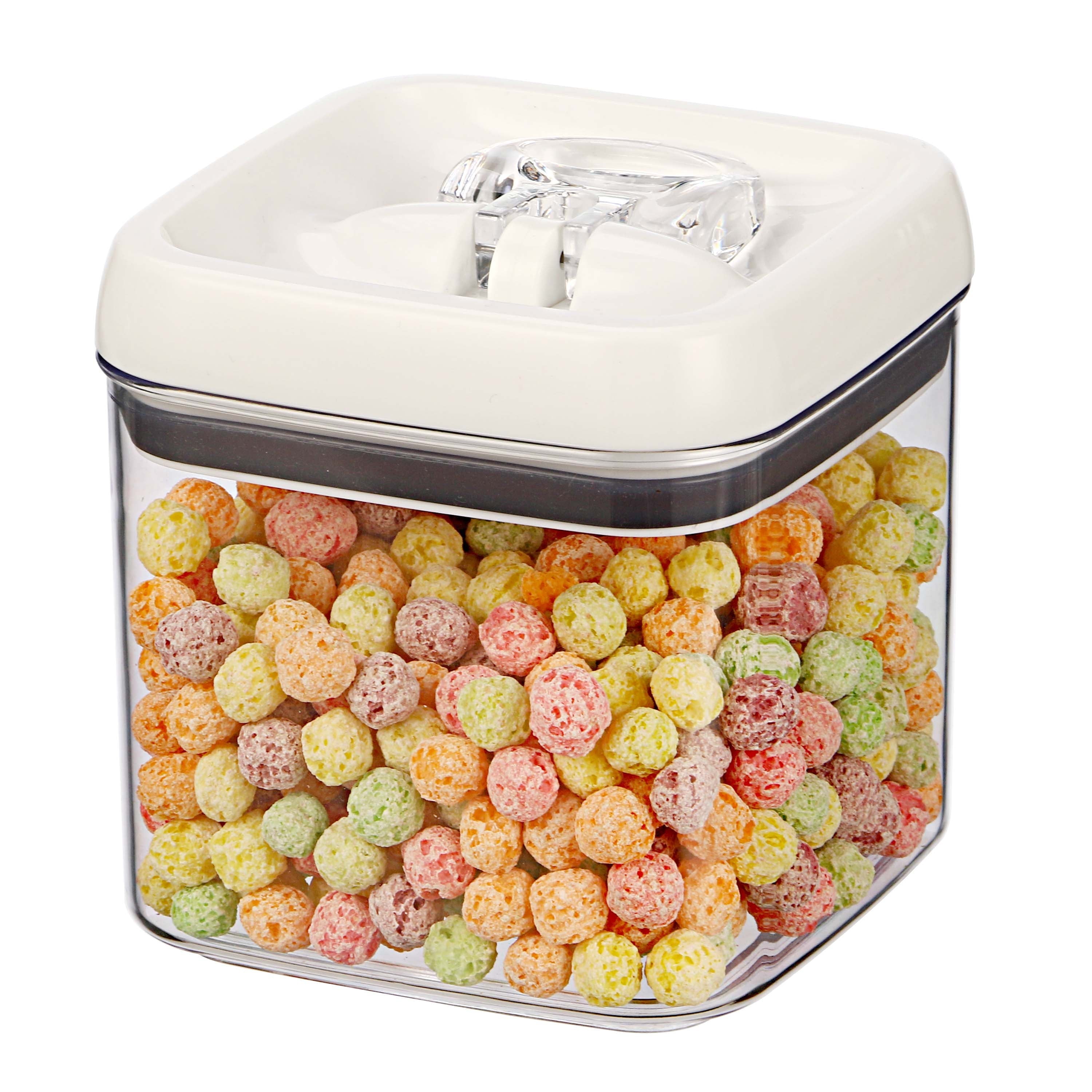 (2 pack) Canister - 4.5 Cup Square Food Storage Container, Designed to Help with Pantry Organization and F