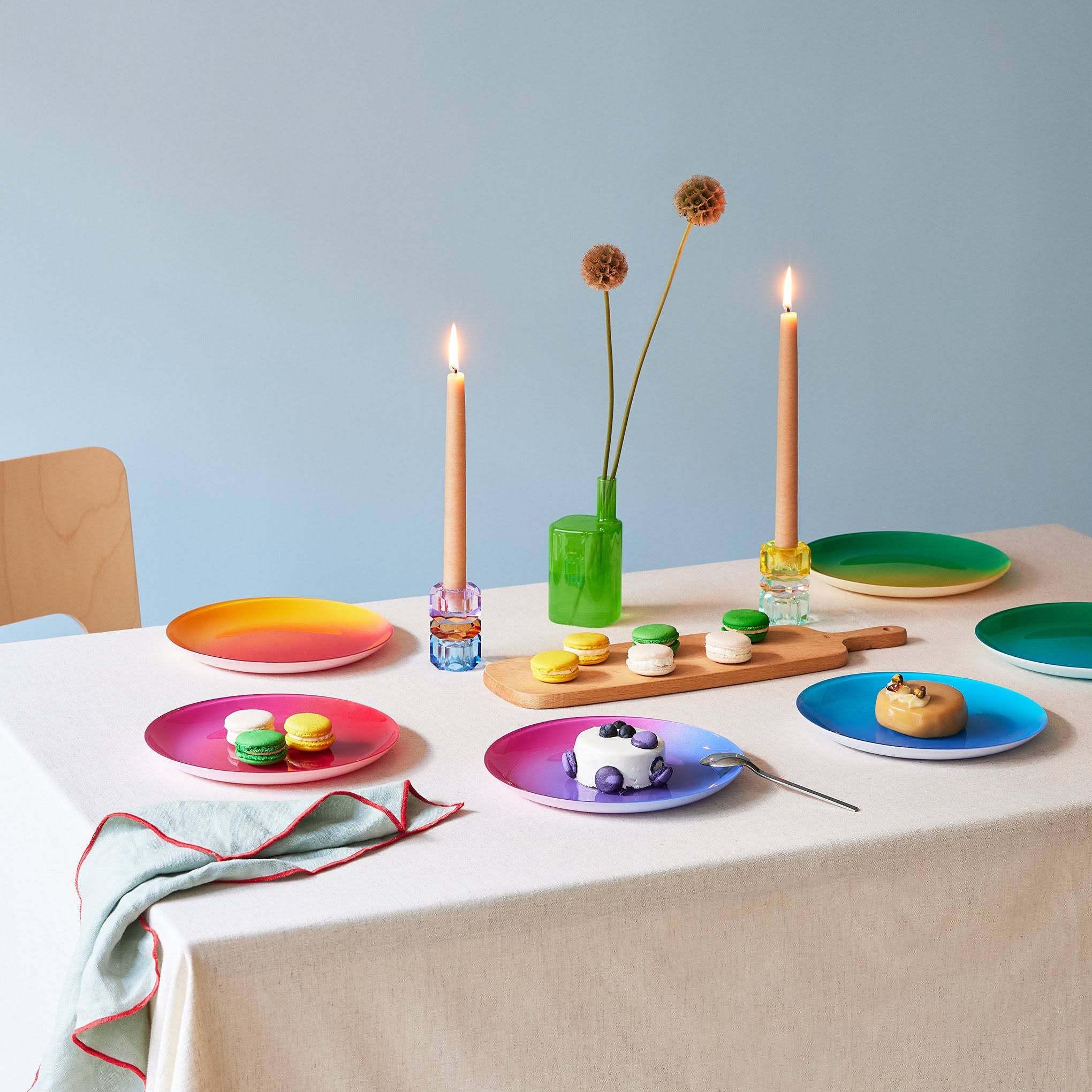 Spectrum Dinnerware - Dessert Plates S/6