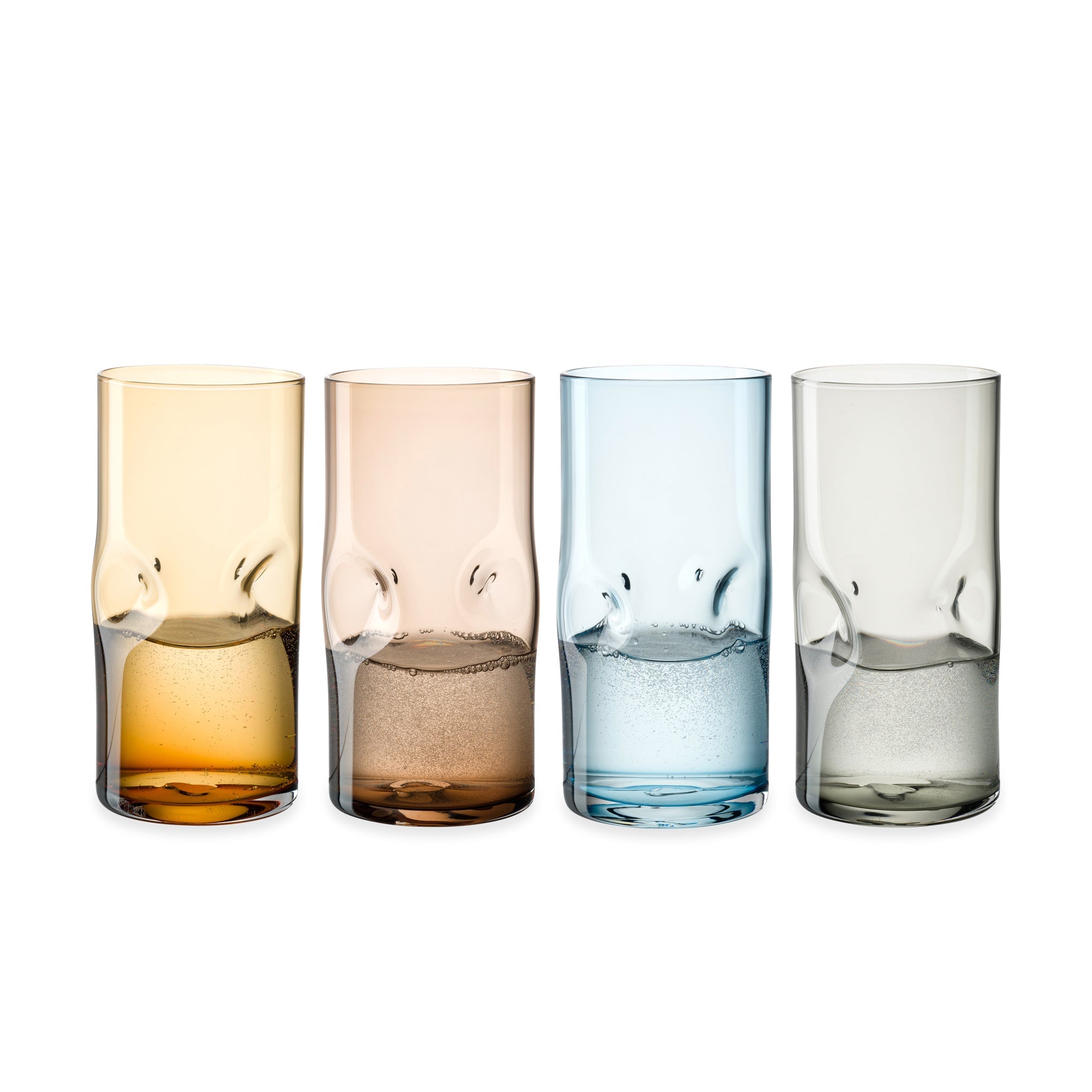 Vesuvio Colored Glassware - Set of 4
