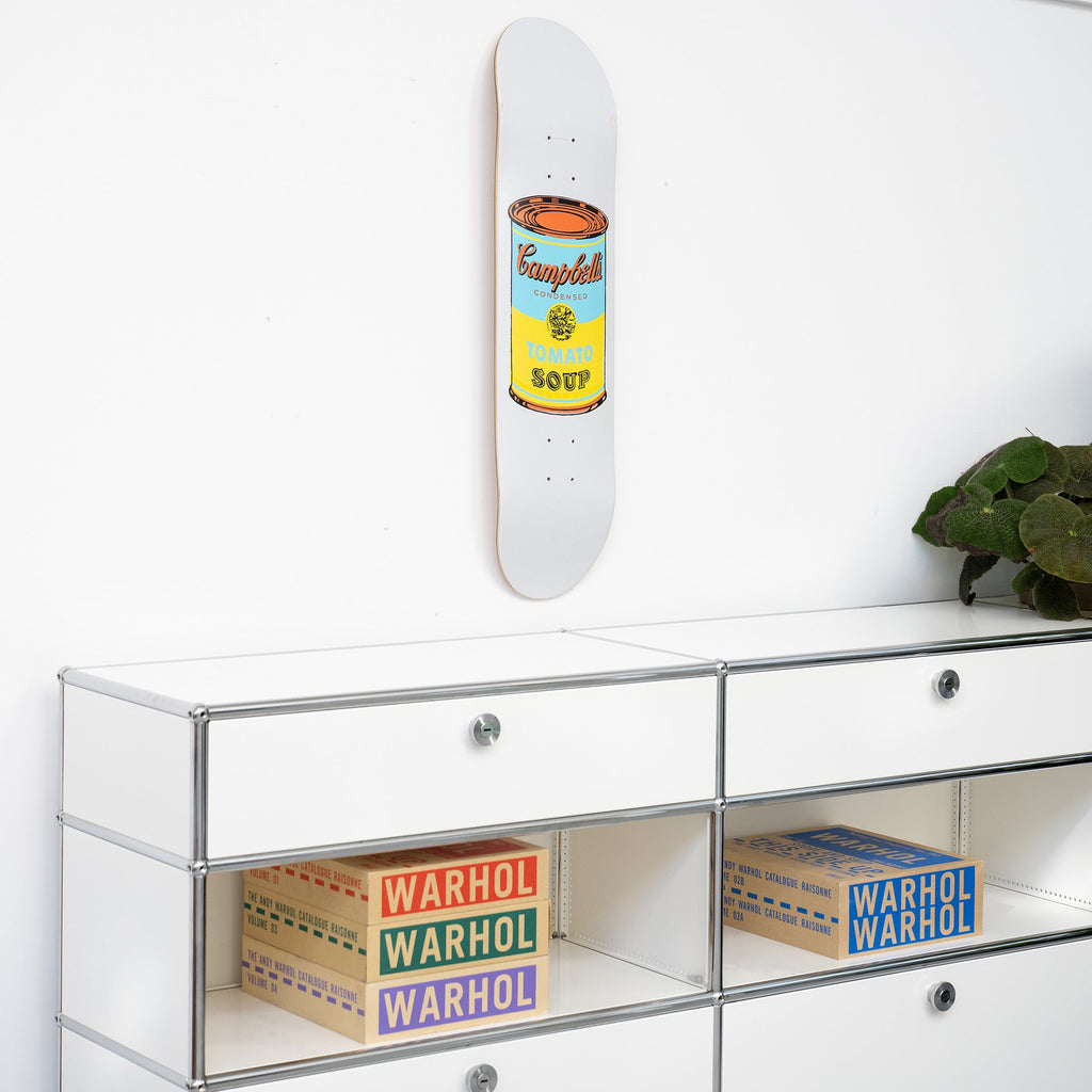 Andy Warhol: Skateboard Colored Campbell's Soup Cans - Yellow
