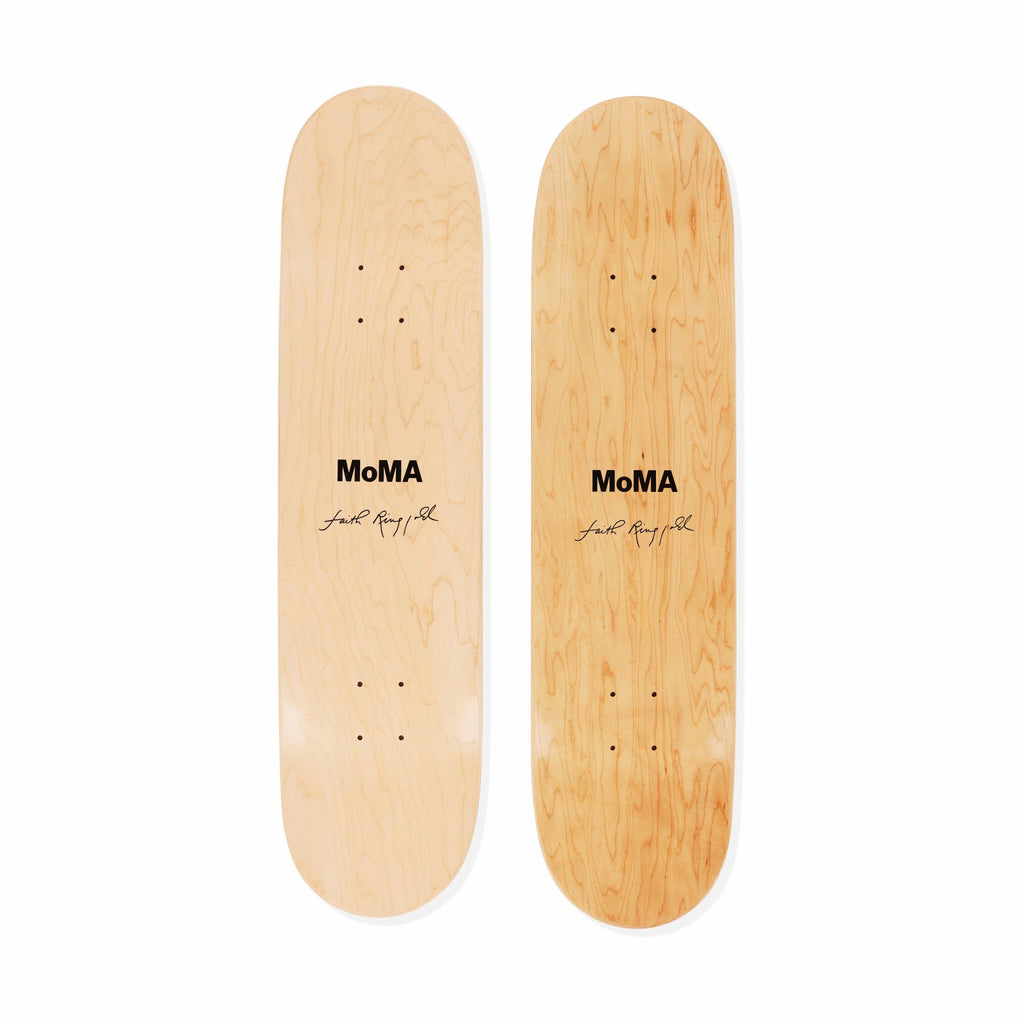 Faith Ringgold Woman Freedom Now Skateboard Diptych