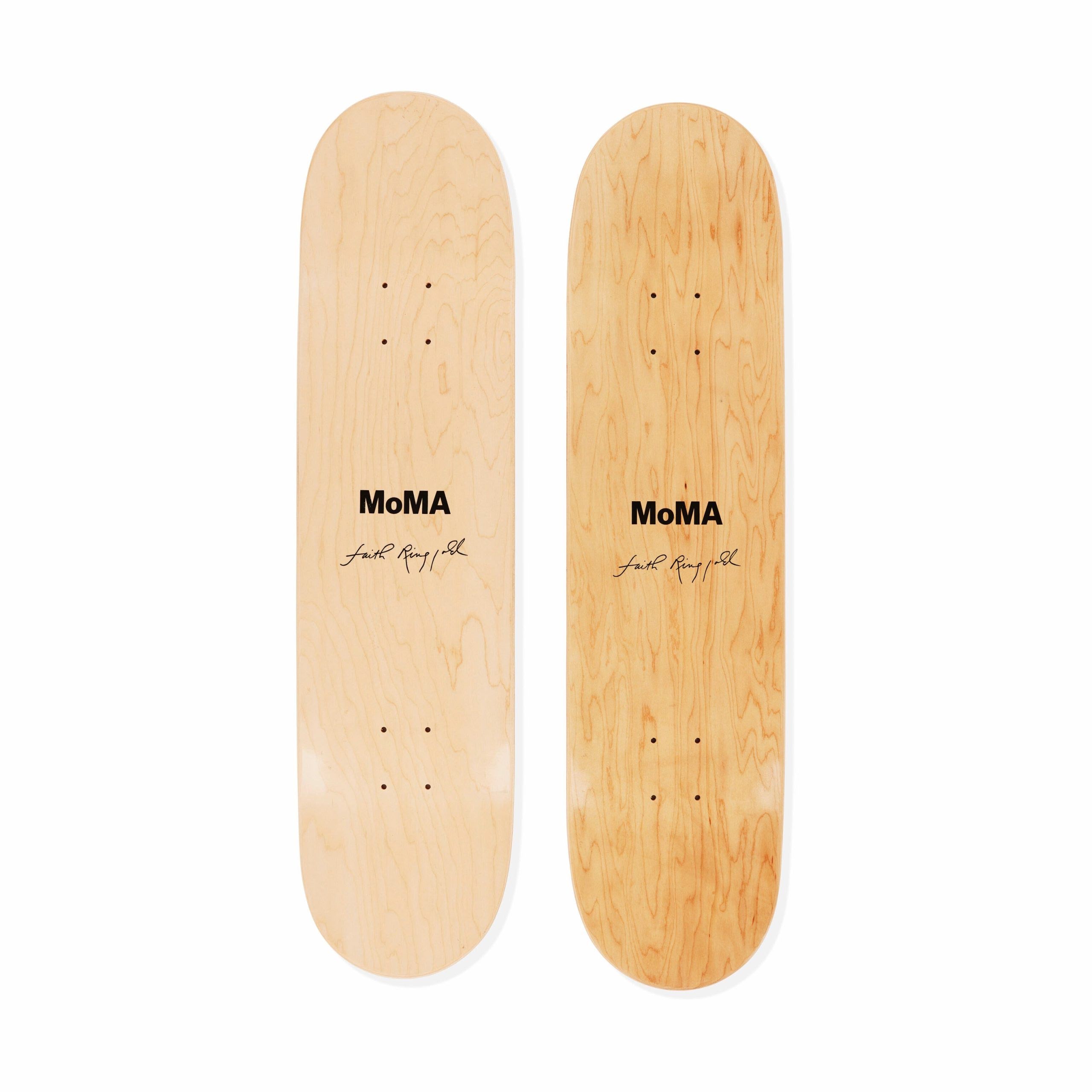 Faith Ringgold Woman Freedom Now Skateboard Diptych