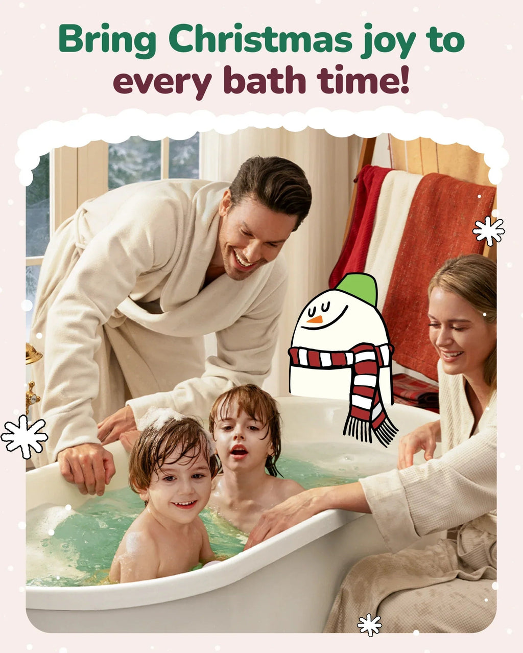 Momcozy & BIG HUGS Christmas Bath Bombs Gift Set (14 Pcs)