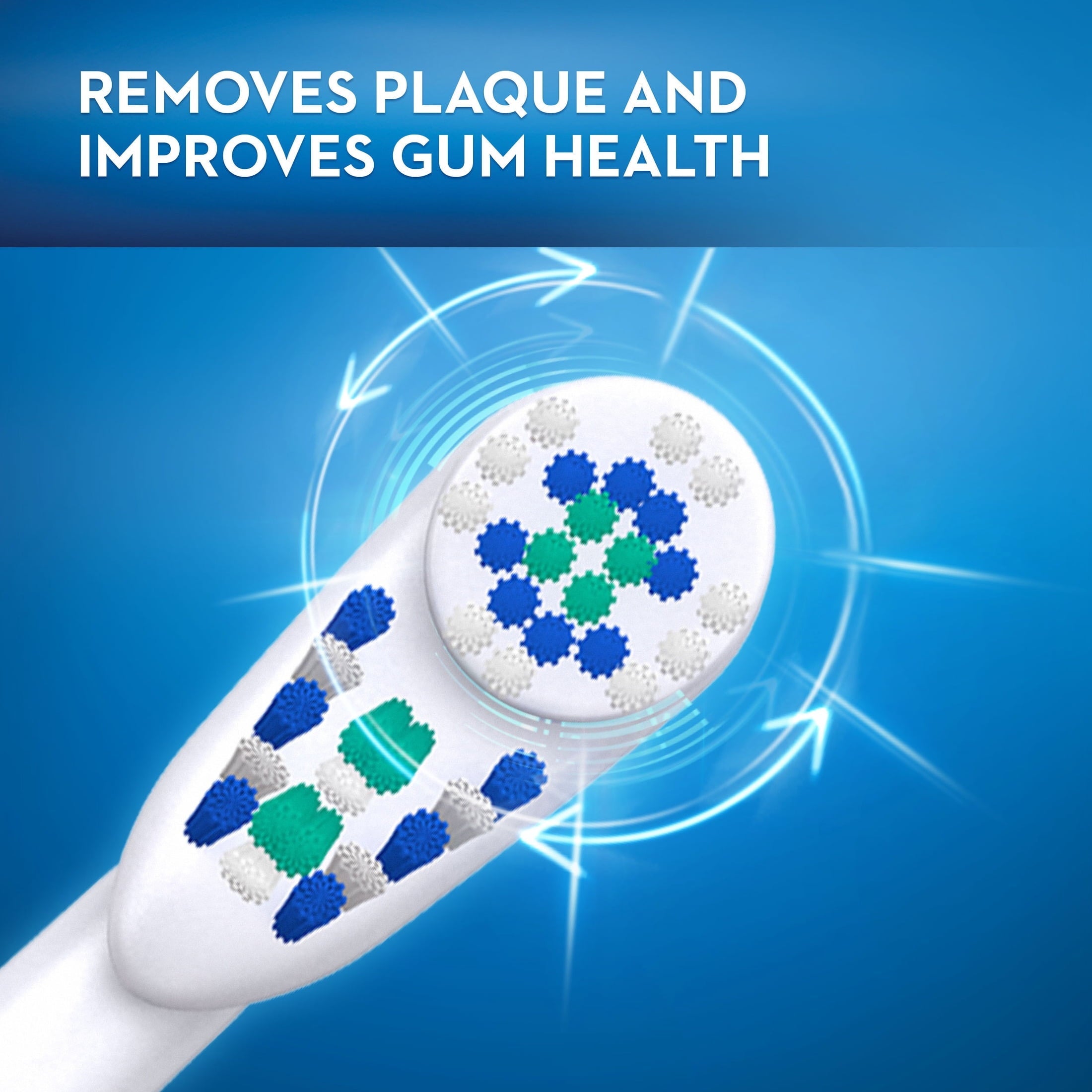 Toothbrush Heads, Deep Clean Battery Powered Toothbrush Replacement Brush Heads, 2 Count