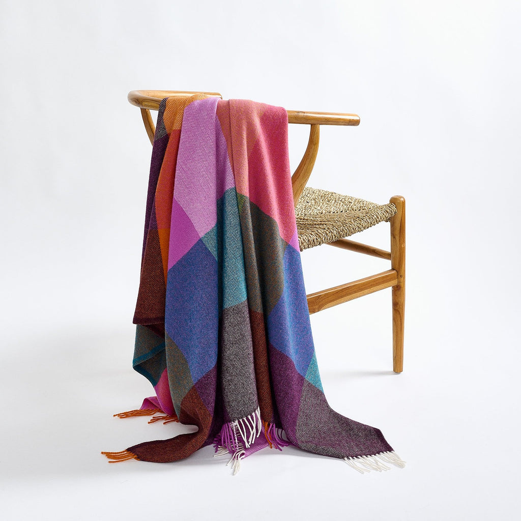 Hellfire Lambswool Throw