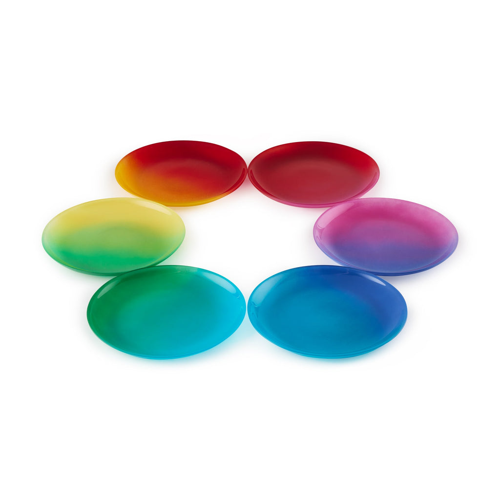 Spectrum Dinnerware - Dessert Plates S/6