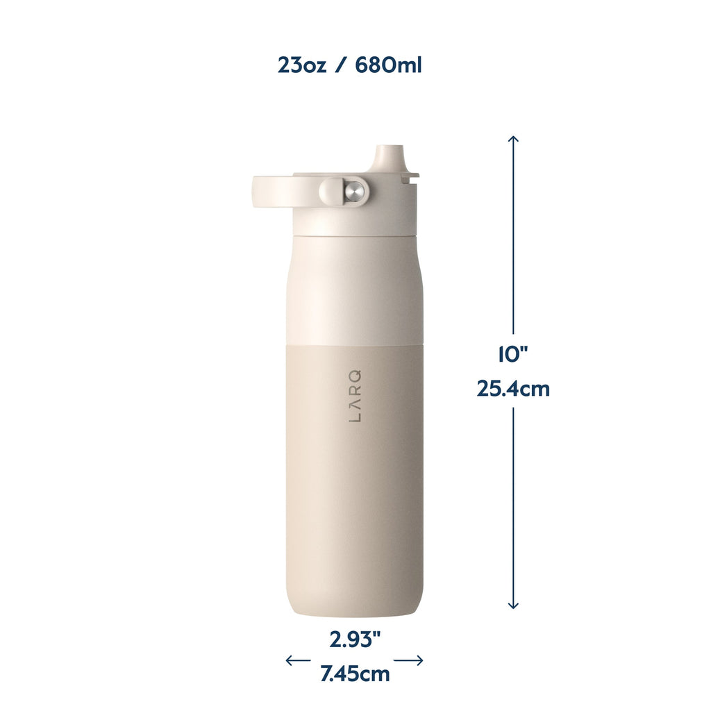 Larq PureVis 2.0 Water Bottle &amp; Filters - Mojave Dune