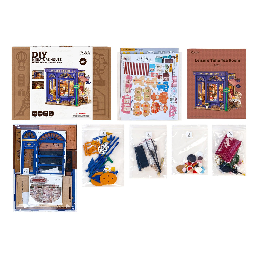 Rolife DIY Miniature Kit - Tea Room
