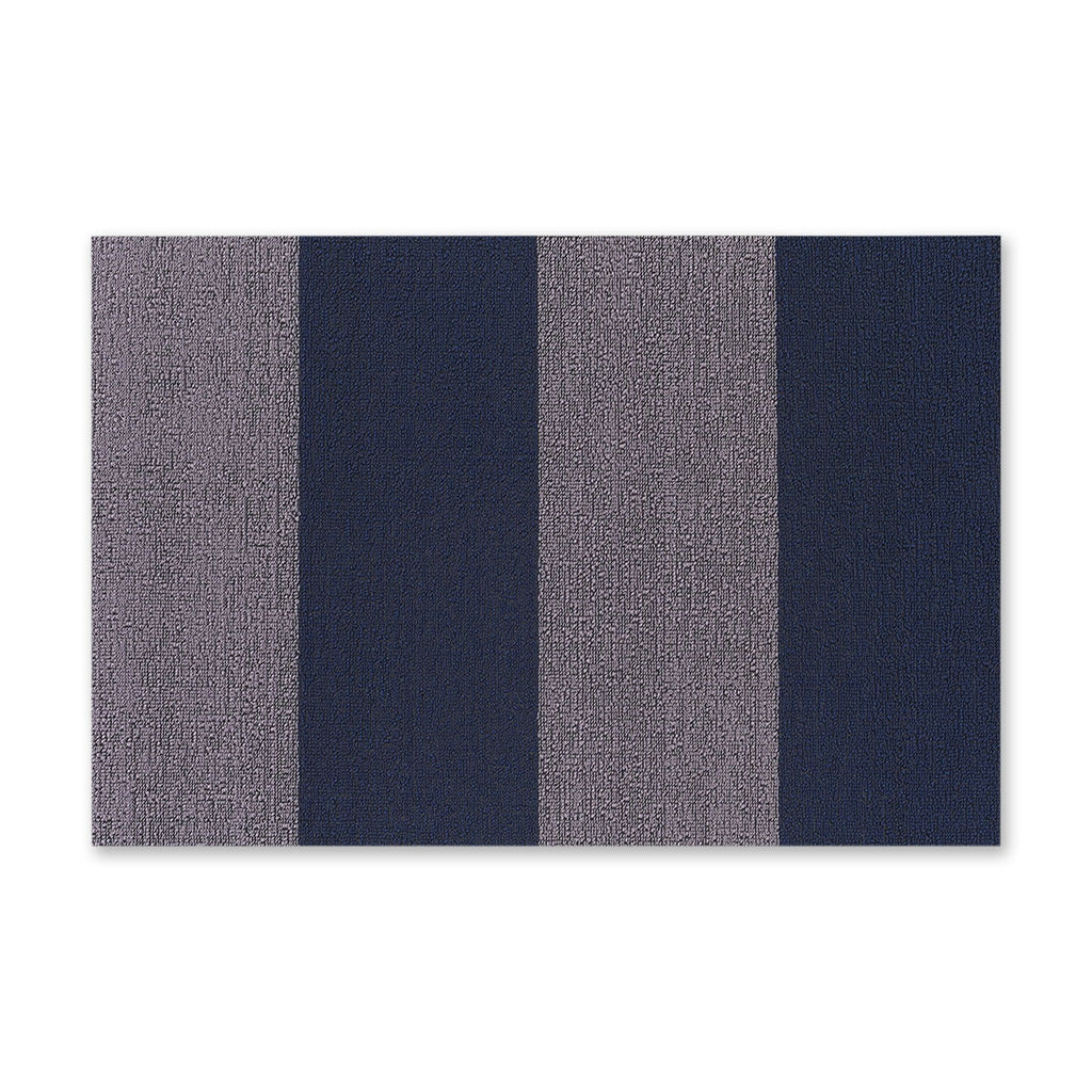 Chilewich Duo Stripe Shag Mat - Berry