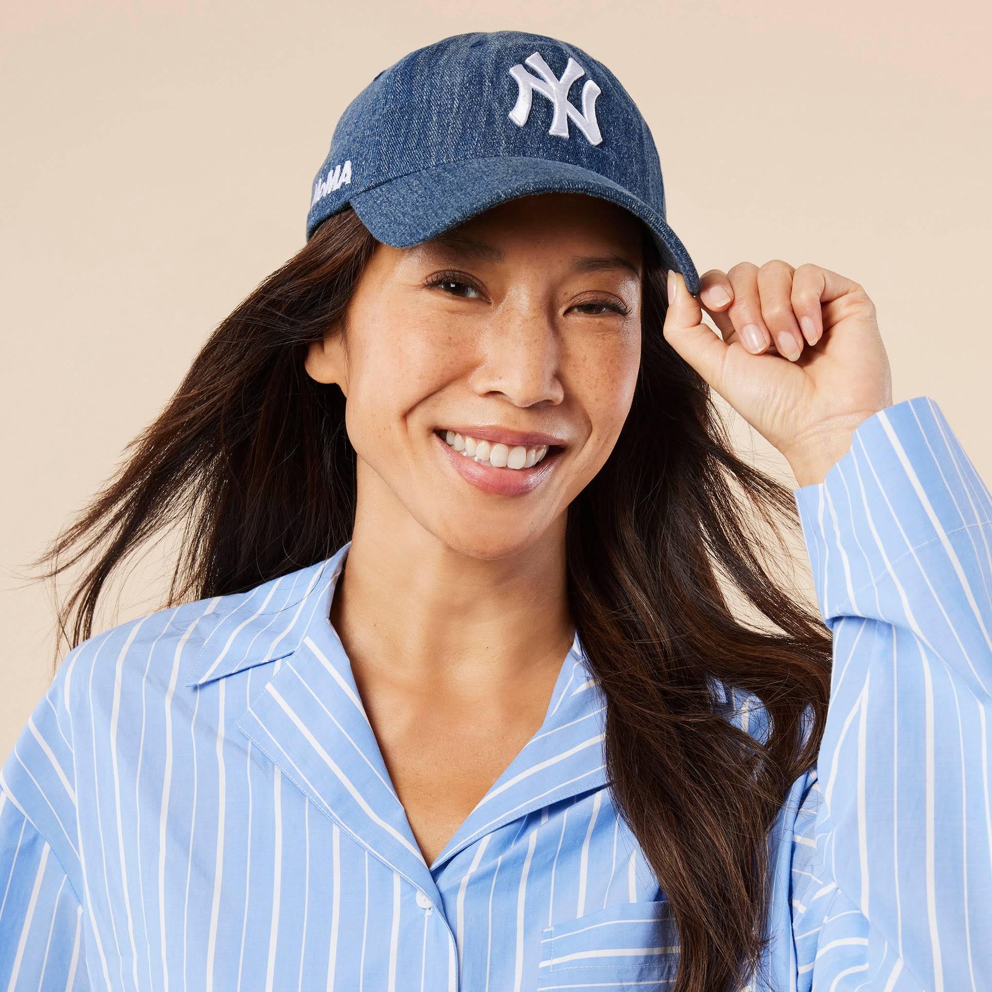 MoMA NY Yankees 9TWENTY Denim Adjustable Baseball Cap