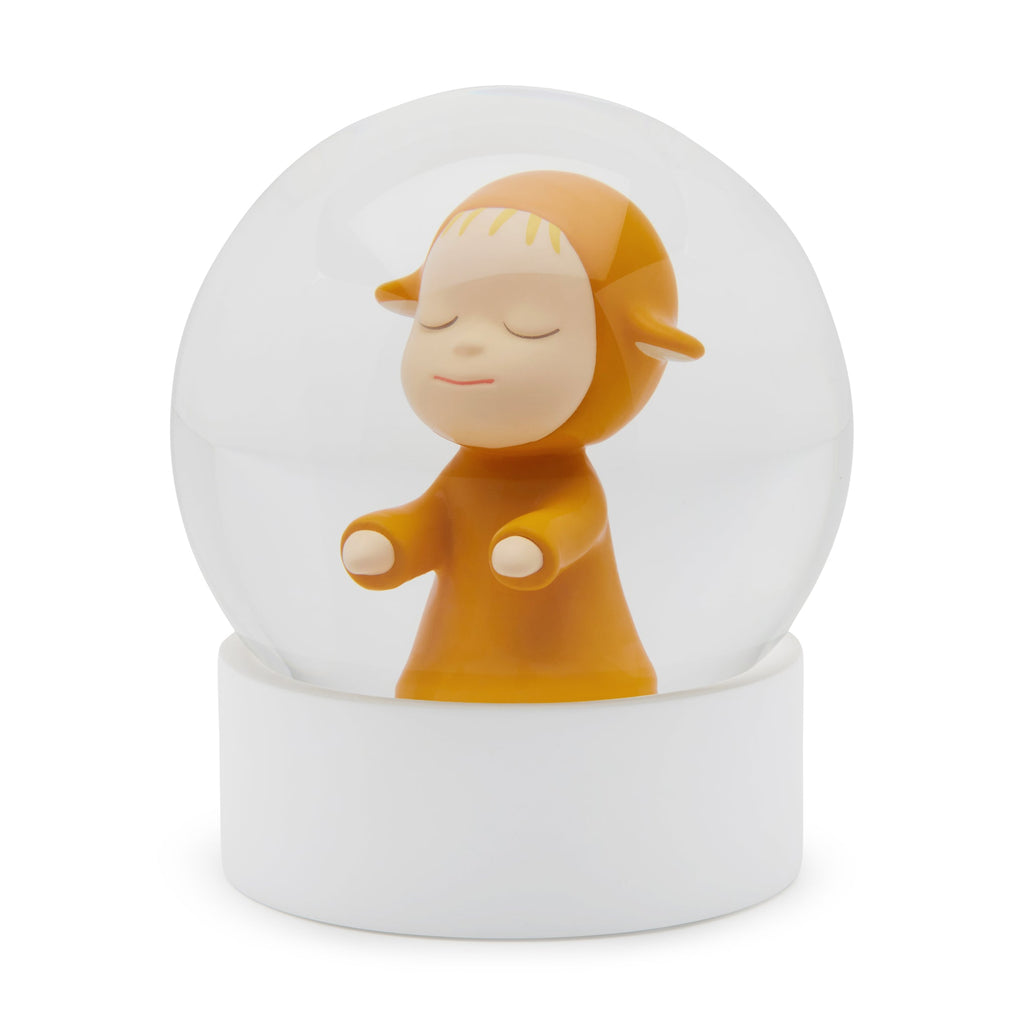 Yoshitomo Nara Little Wanderer Snow Globe - Yellow