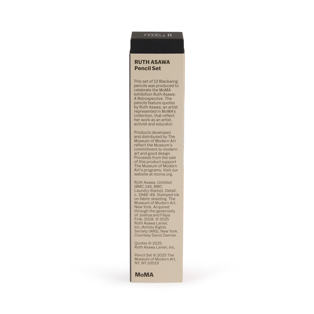 Blackwing for MoMA Ruth Asawa Quote Pencils  - Set of 12