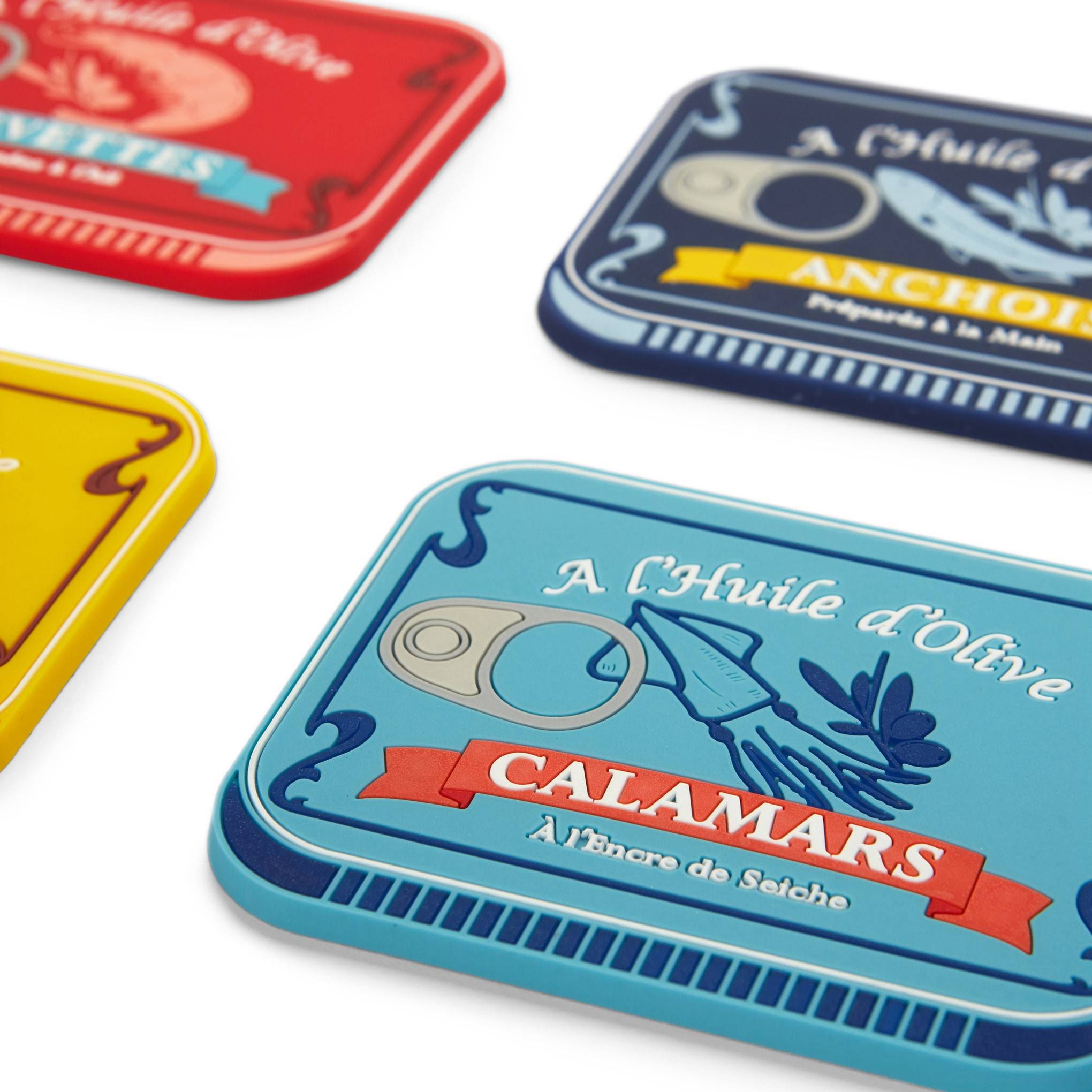 Conserverie Coasters - Set of 4