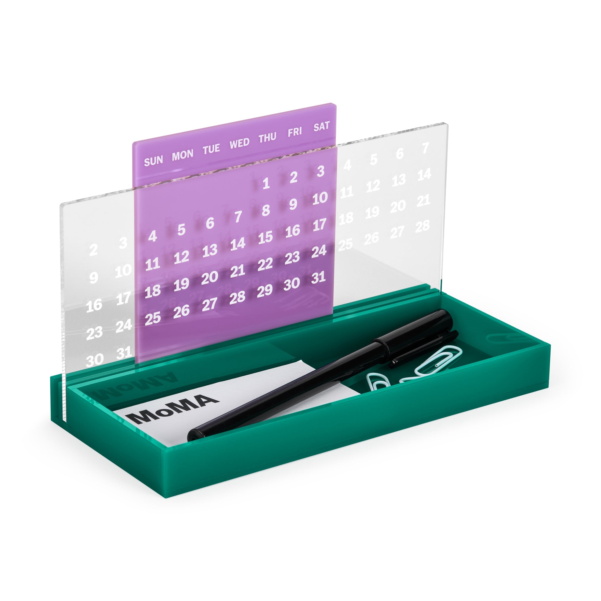 MoMA Colorplay Perpetual Calendar and Organizer - Pink