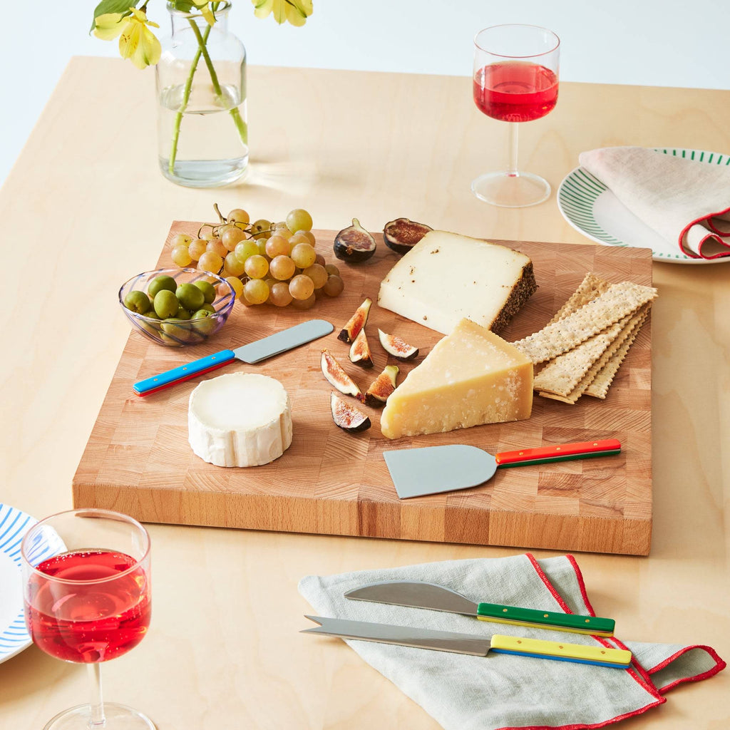 MoMA Color Block Cheese Knives - Set of 4