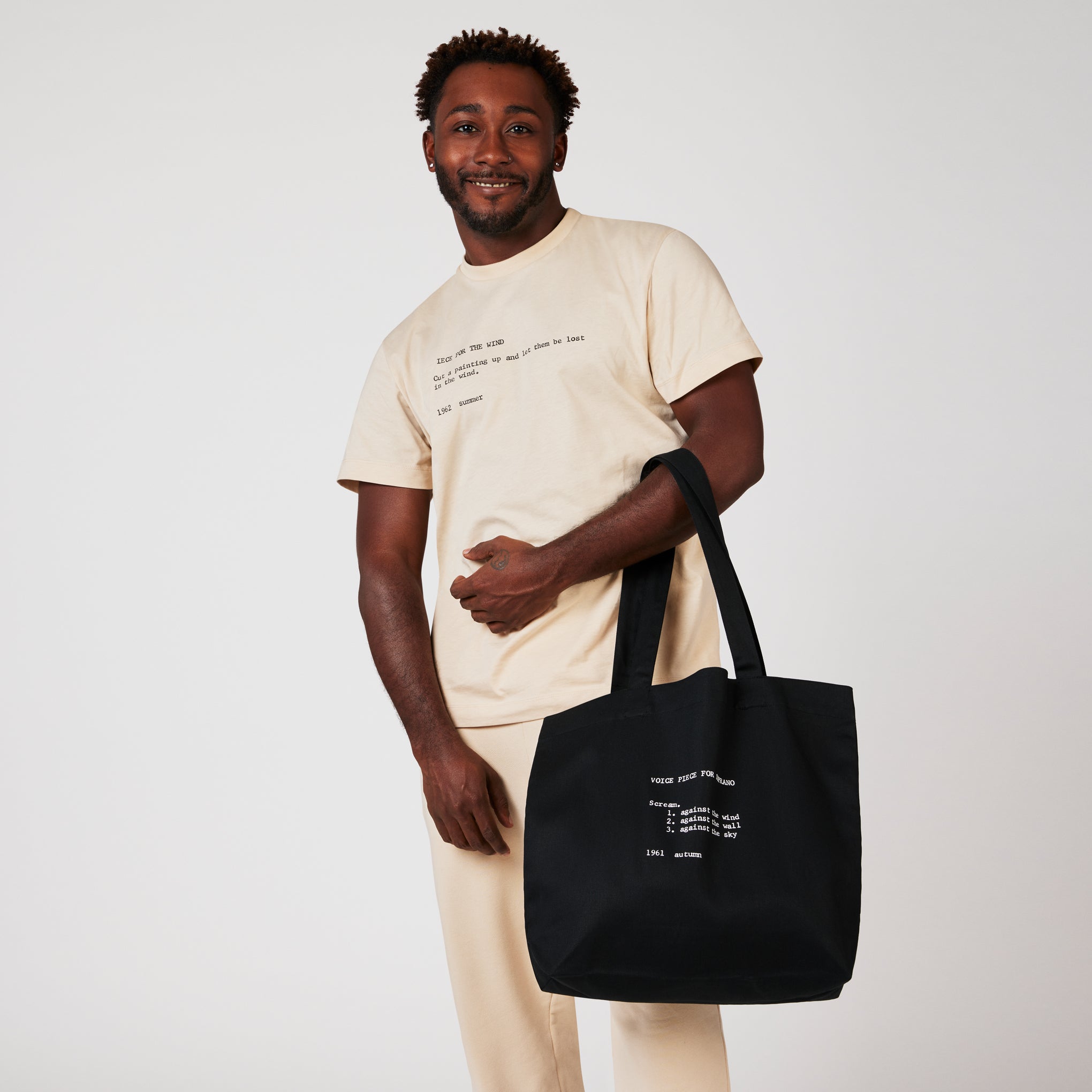 PANGAIA Yoko Ono Voice Piece for Soprano Tote Bag