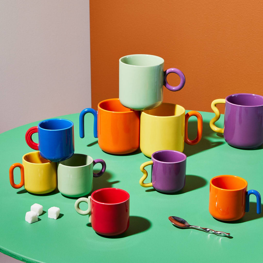 Creative Porcelain Mugs &amp; Espresso Cups - Espresso Cup Set of 6