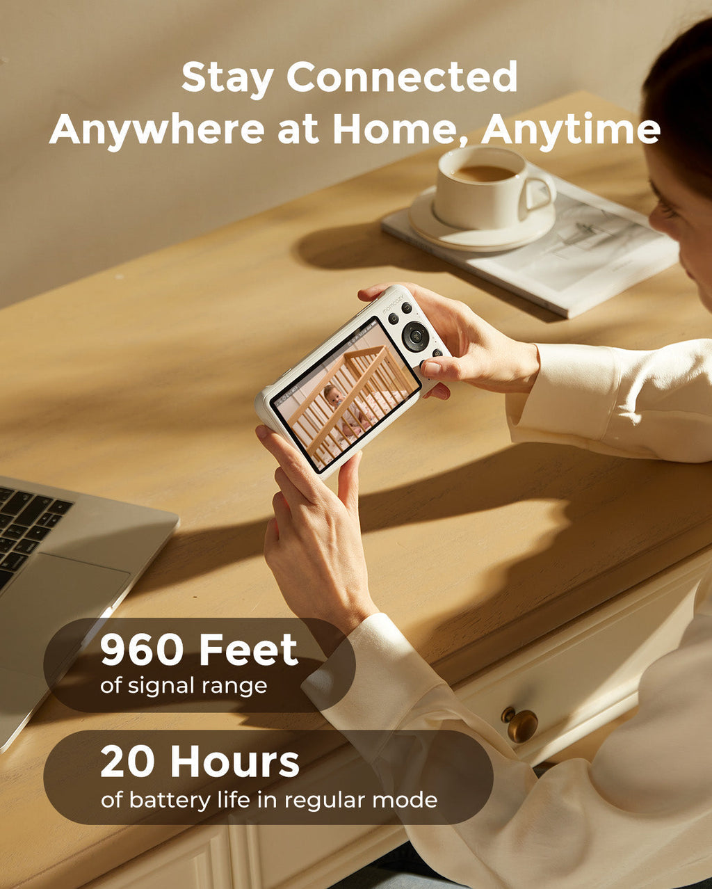 Momcozy 5-Inch Dual-mode Smart Baby Monitor-BM04 (Member Exclusive)-Stock 2