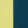 Dusen Dusen Striped Canister - Yellow/ Blue