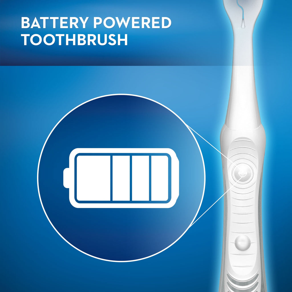 Battery Electric Toothbrush, Medium, 1 Ct