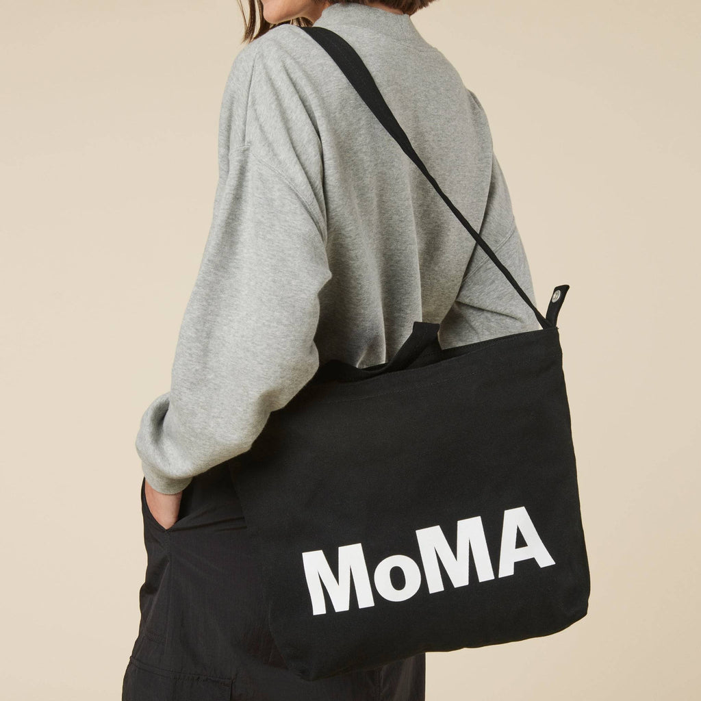 MoMA Baggu Recycled Cotton Horizontal Zip Duck Bag