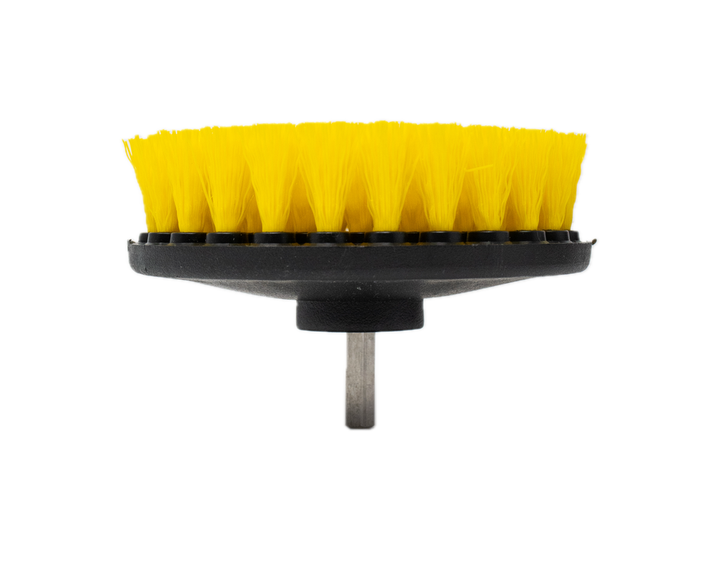 5" x 1" Yellow Medium Round Drill Brush
