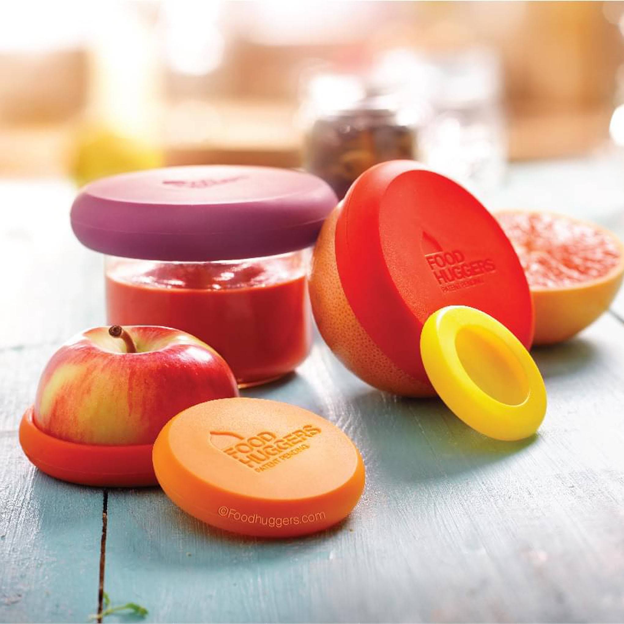 Food Huggers - Red/ Multi