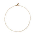 Yam Japanese Rice Pearl Choker Necklace
