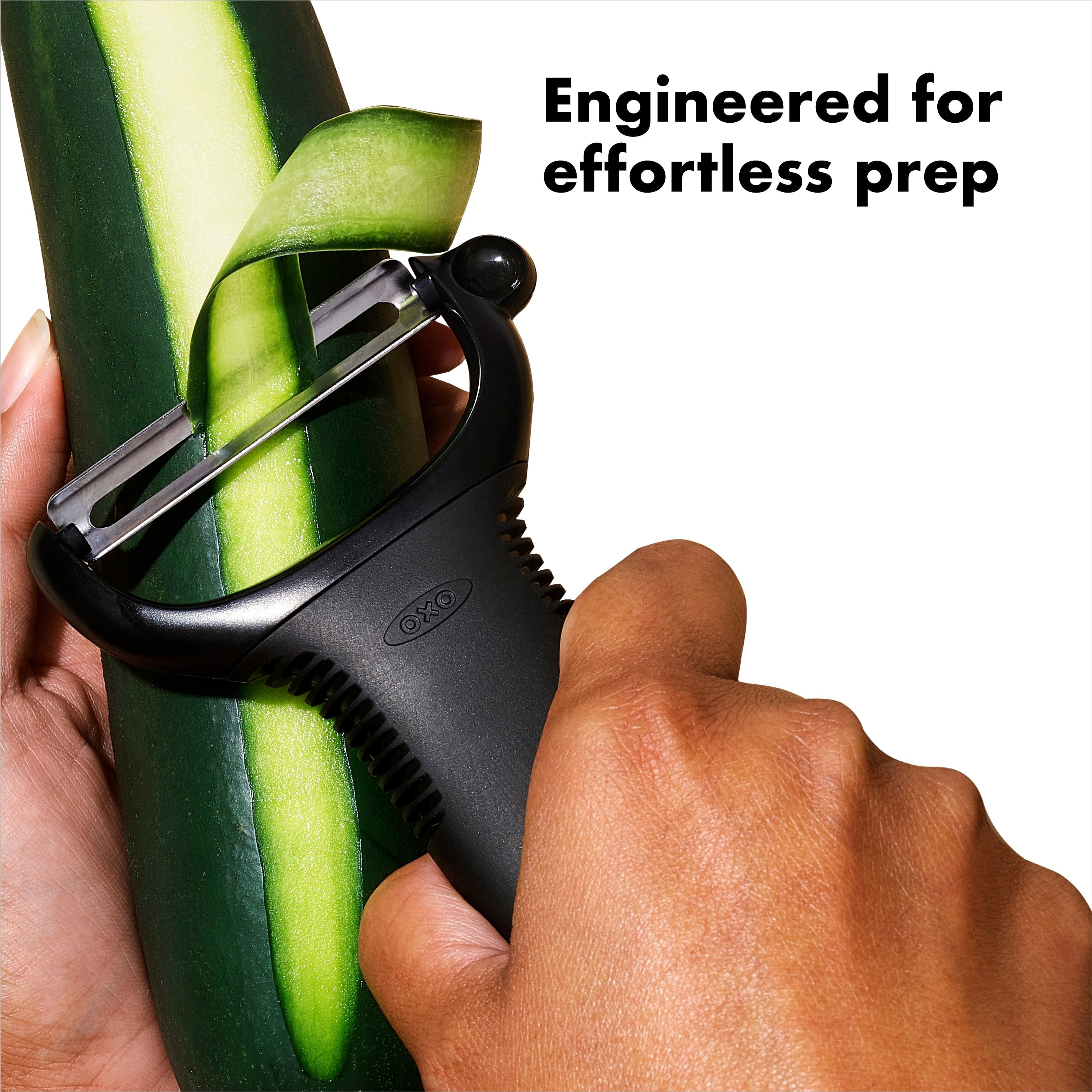 Stainless Steel Blade Y Peeler, Black