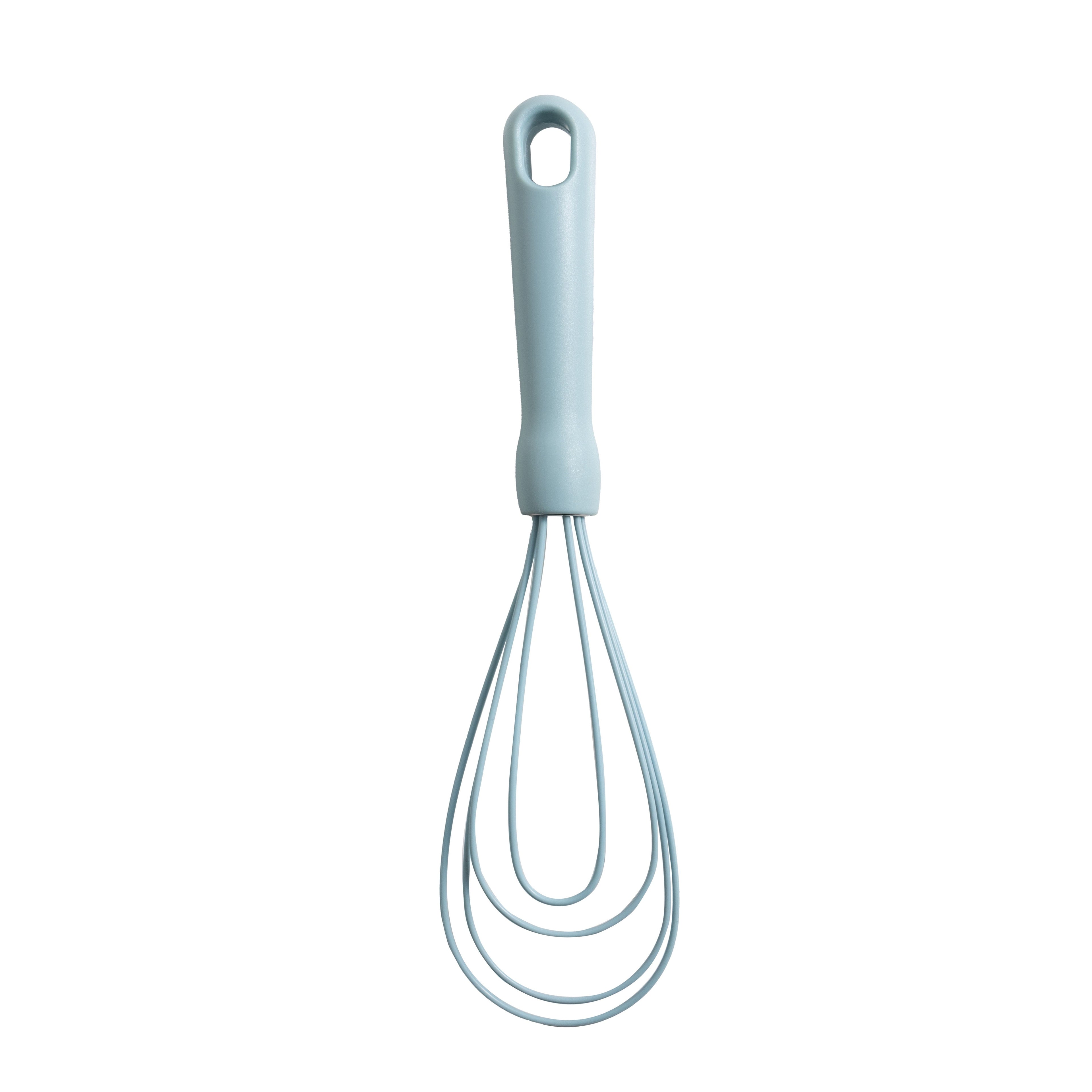 3-Piece Silicone Whisk Set, 10.5"/10.4"/9.6" L, Blue Color