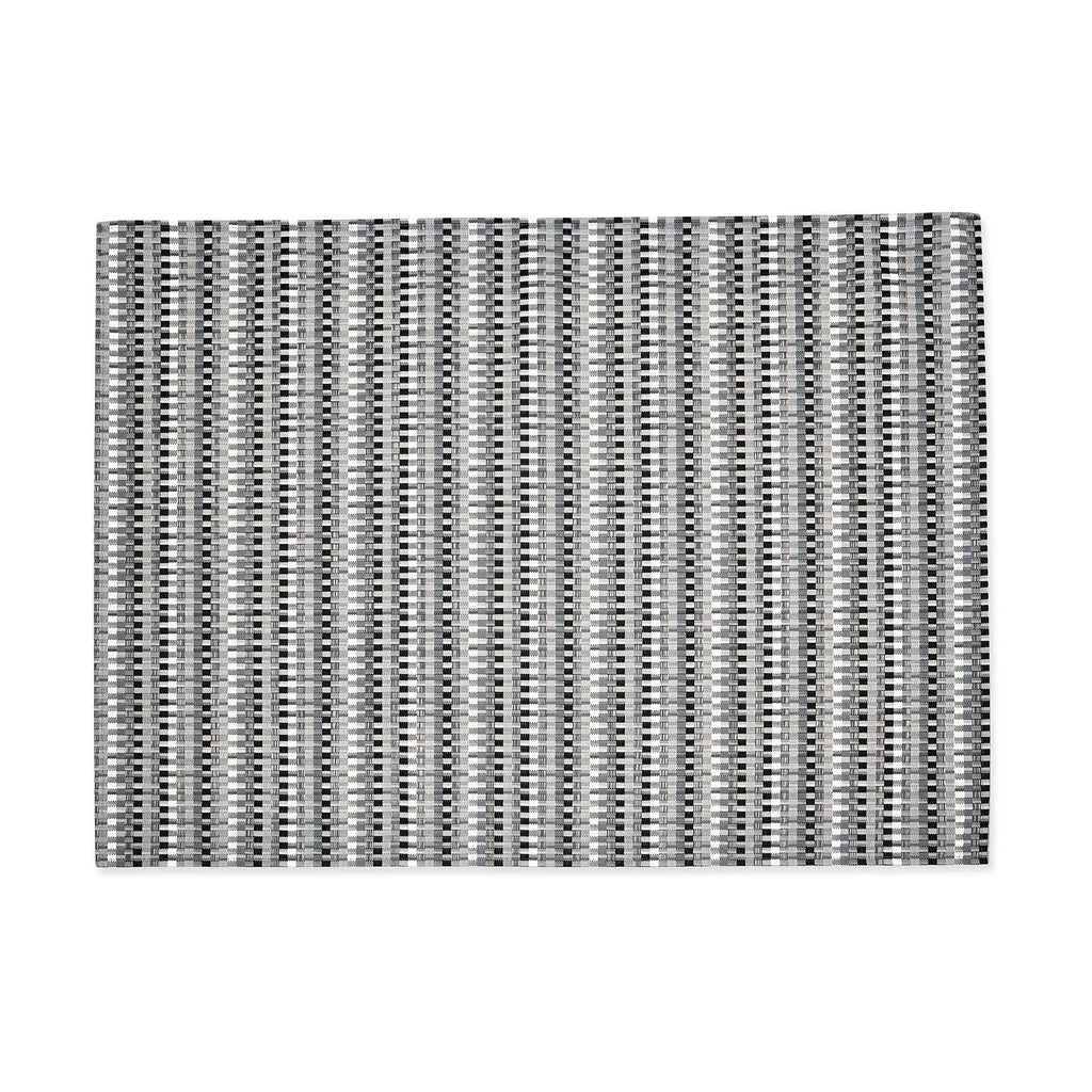Chilewich Heddle Floormat - Black/ White