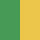 MoMA Baggu Heavyweight Canvas Tote - Green/ Yellow