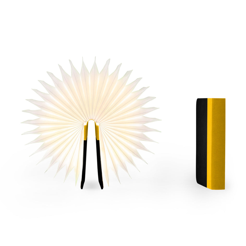 Lumio Book Lamp - Yellow/ Black