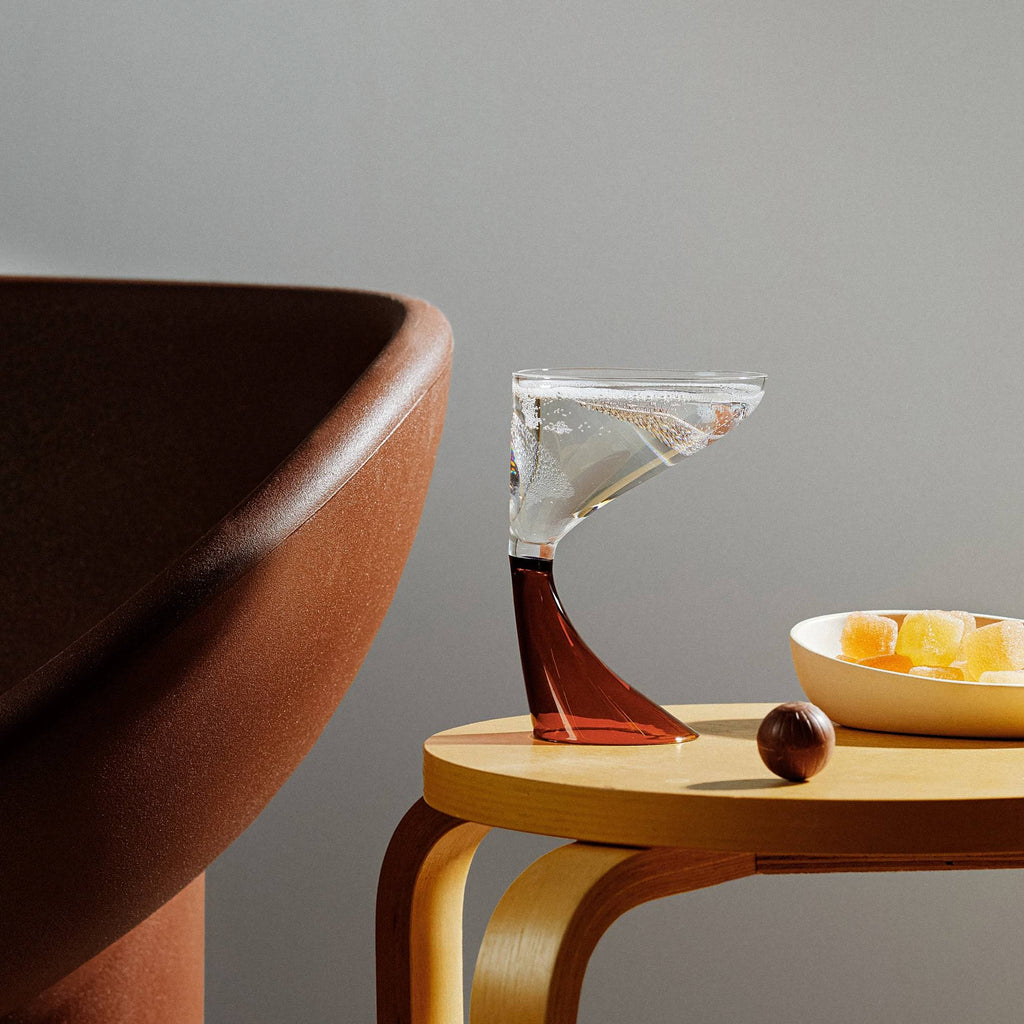 Arch Cocktail Glasses - Set of 2 - Amber