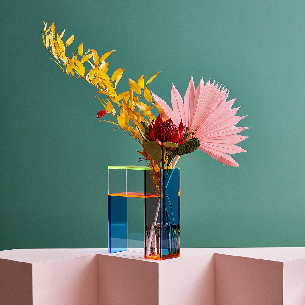Mondri Vase - Neon