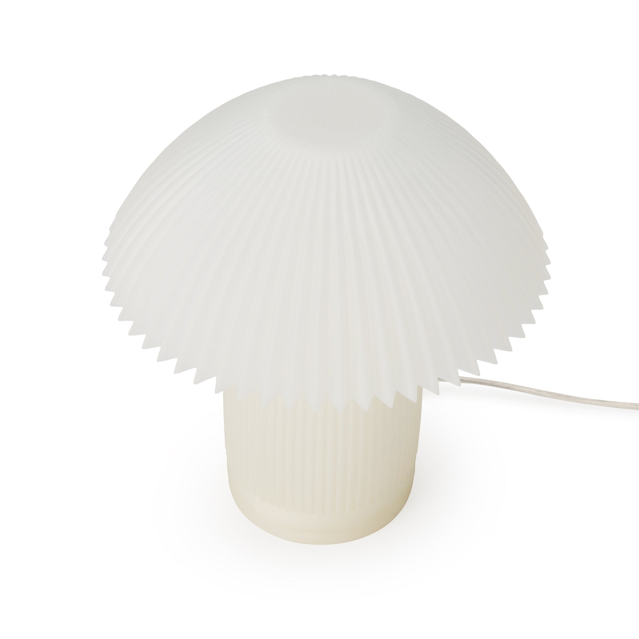 Kinoko Recycled Plastic Table Lamp - White