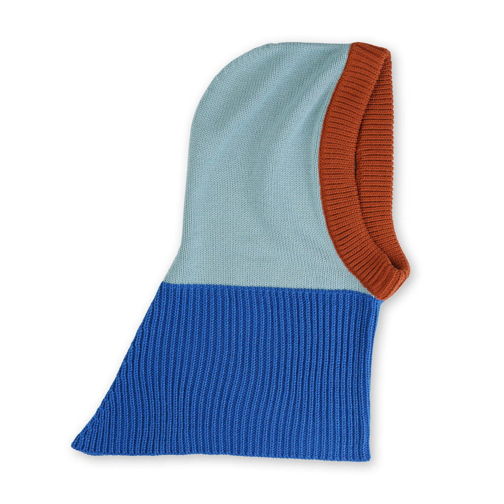 Verloop Color Mix Knit Hood - Cobalt