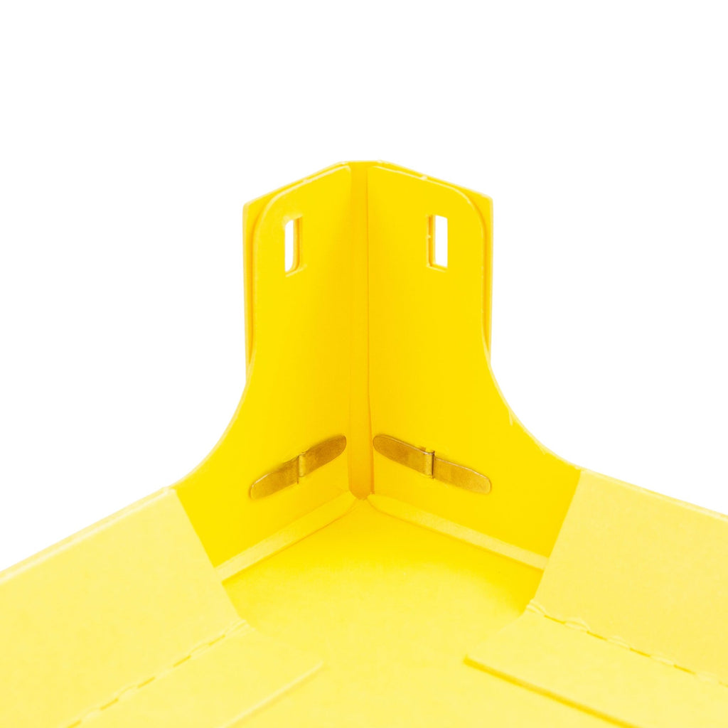Paper Shelves Rack - Yellow