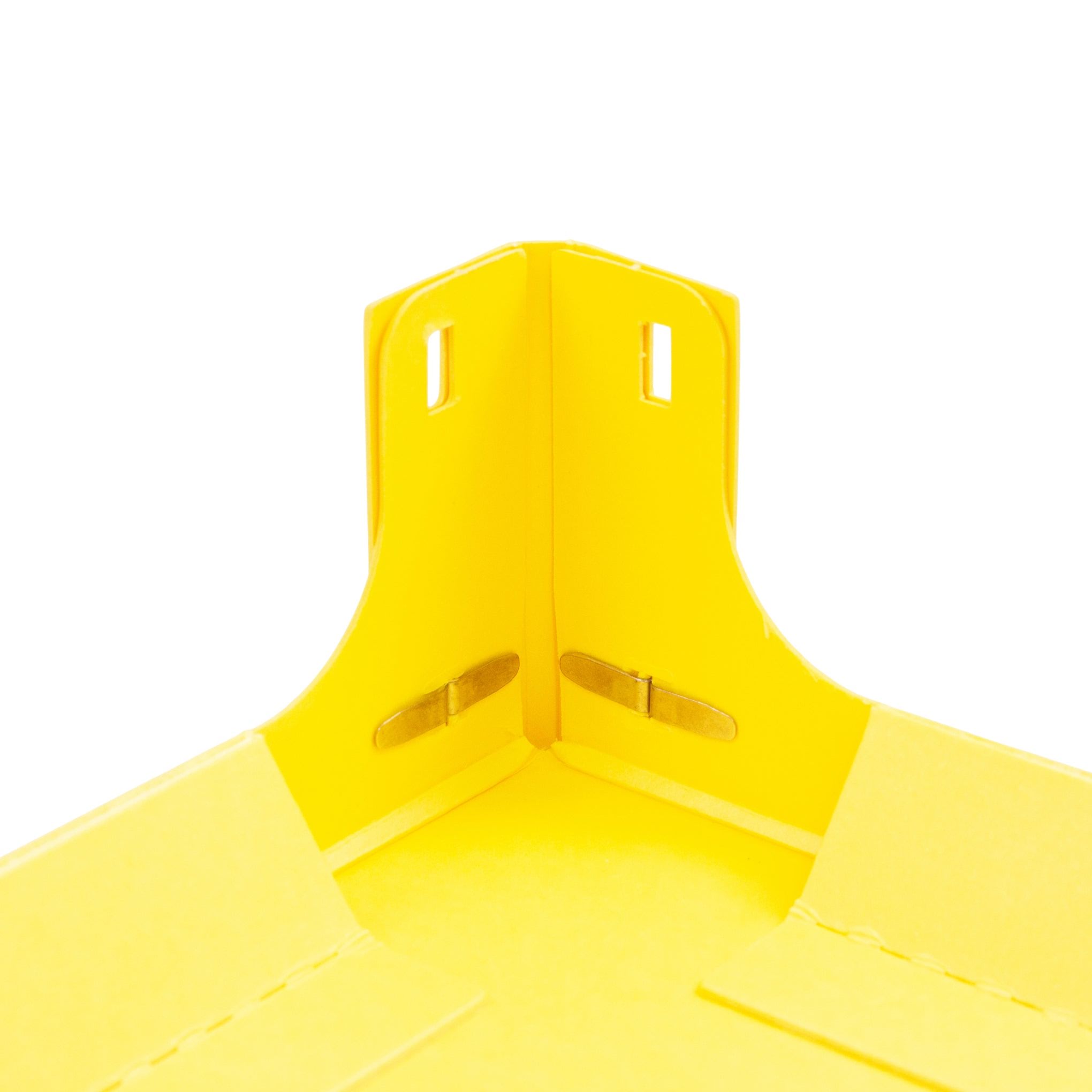 Paper Shelves Rack - Yellow