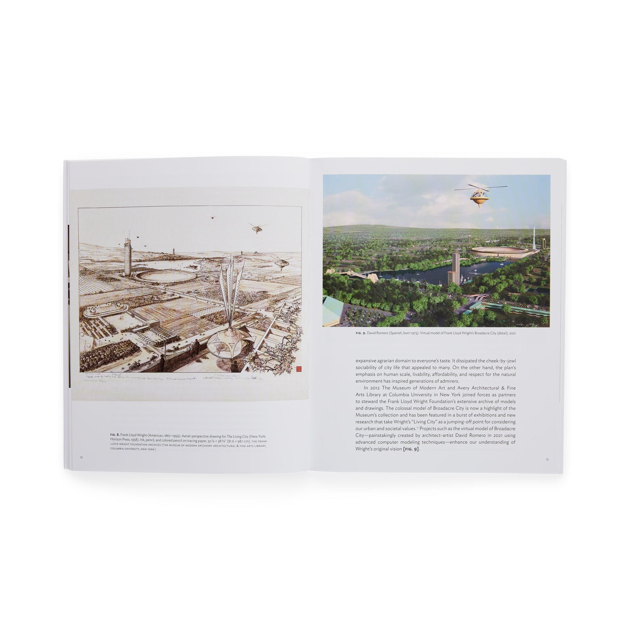 Frank Lloyd Wright: Broadacre City (MoMA One on One Series) - Paperback