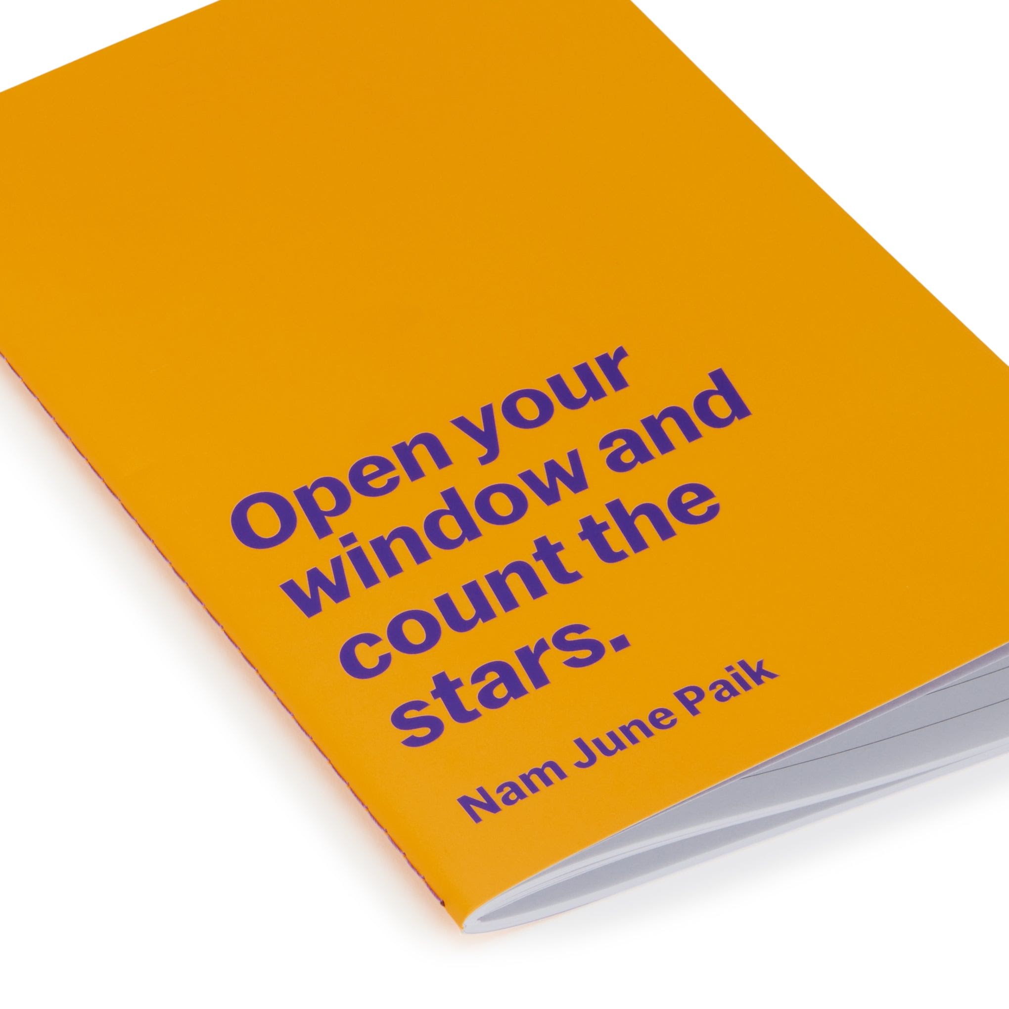 MoMA Nam June Paik Quote Notebook
