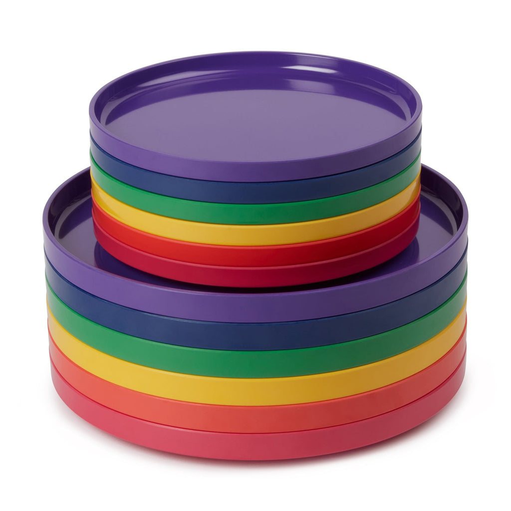 Vignelli Hellerware Rainbow Stacking Dinnerware - Set of 6