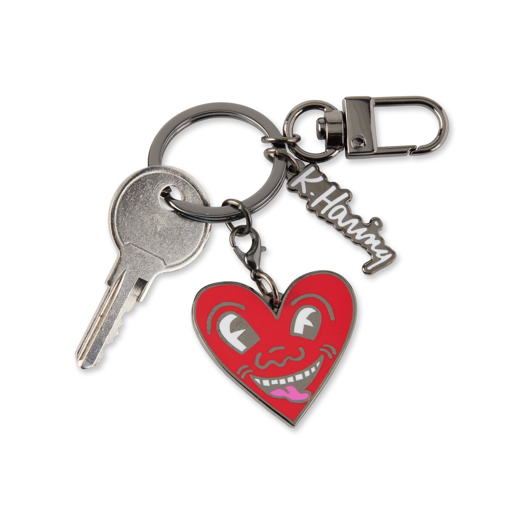 Keith Haring Keyring - Heart
